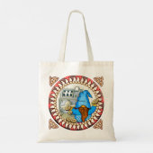 Tote Bag Fentes Bell gnome (Dos)