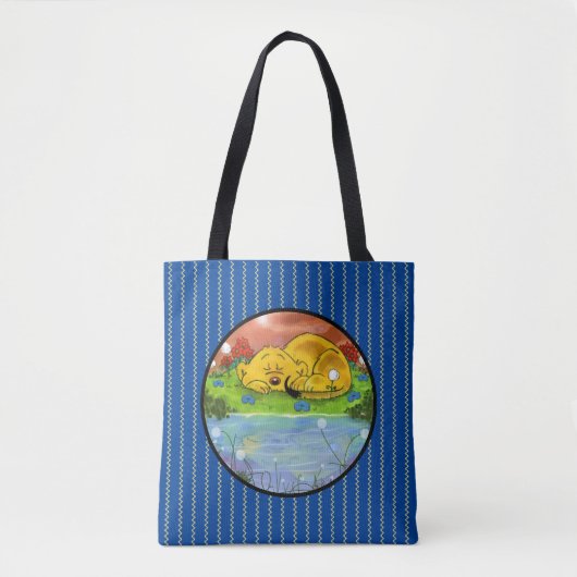 Tote Bag Ferald Dormir Près Des Tournesols (Devant)