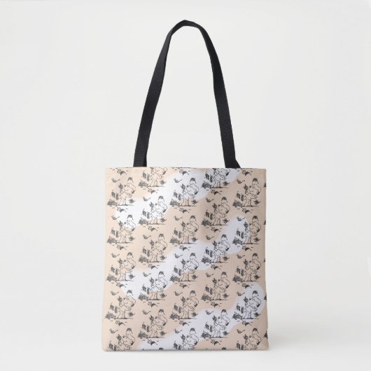 Tote Bag Ferald Parmi Les Feuilles D'Automne (Devant)
