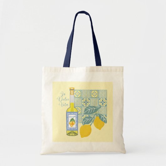 Tote Bag Ferme de Citrons Rétro (Devant)