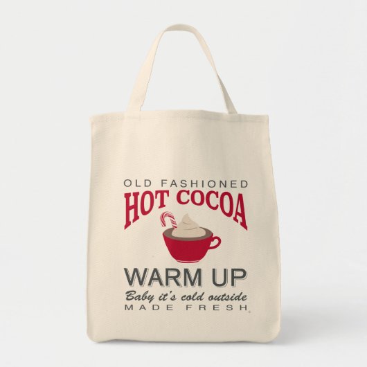 Tote Bag ferme de vacances cacao chaud (Devant)