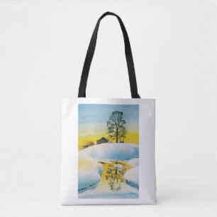 Tote Bag Ferme d'hiver