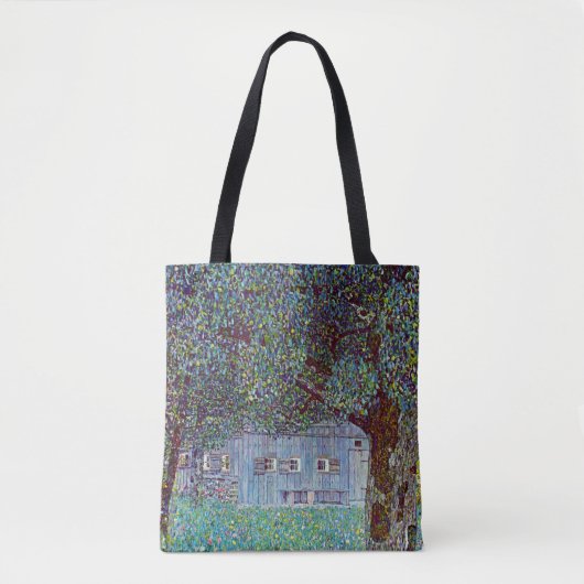 Tote Bag Ferme en Haute-Autriche par Gustav Klimt (Devant)