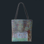 Tote Bag Ferme en Haute-Autriche par Gustav Klimt<br><div class="desc">Ferme en Haute-Autriche (1912) par Gustav Klimt est une vintage peinture de l'époque victorienne. Une scène nature avec arbres et un champ de fleurs avec une grange sur une ferme. La grande structure en bois est pourvue de fenêtres. À propos de l'artiste : Gustav Klimt (1862-1918) était un peintre symboliste...</div>