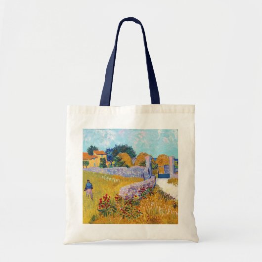 Tote Bag Ferme en Provence, Van Gogh (Devant)