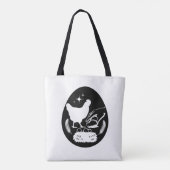 Tote Bag Ferme tendance OEufs frais bio de poulet Cadeau (Dos)