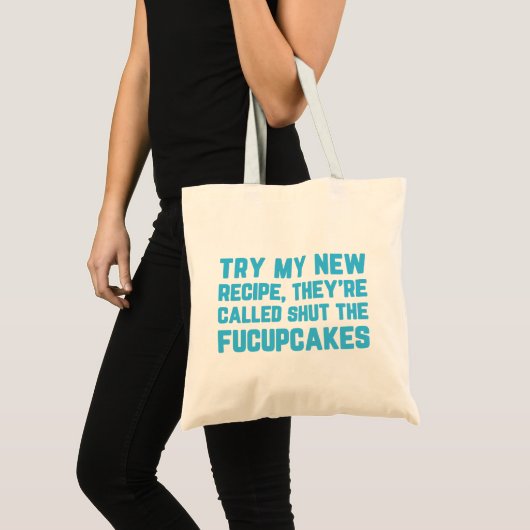 Tote Bag Fermer La Citation Drôle Des Fucupcakes (Devant (produit))