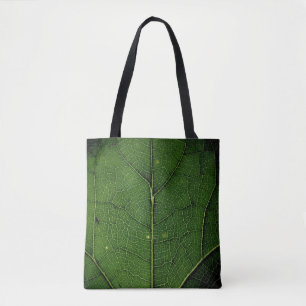 Tote Bag Fermer la photo de feuille