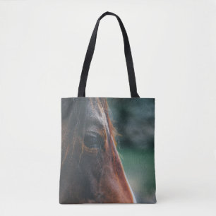 Tote Bag Fermeture Brown du cheval
