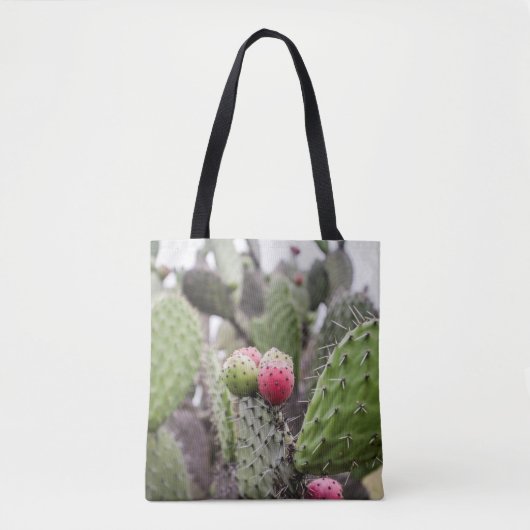 Tote Bag Fermeture Des Cactus De Pires (Devant)