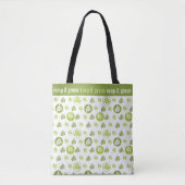 Tote Bag Fermeture tropicale Feuille (Devant)