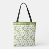 Tote Bag Fermeture tropicale Feuille (Dos)