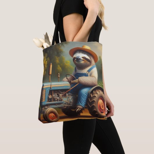 Tote Bag Fermier de Sloth (De près)