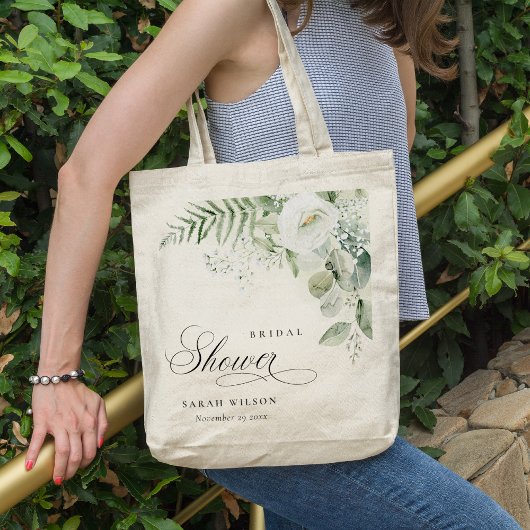 Tote Bag Fern Eucalyptus Fête des mariées de feuillage
