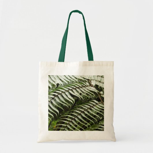 Tote Bag Fern Fronds II Dark Green Nature (Devant)