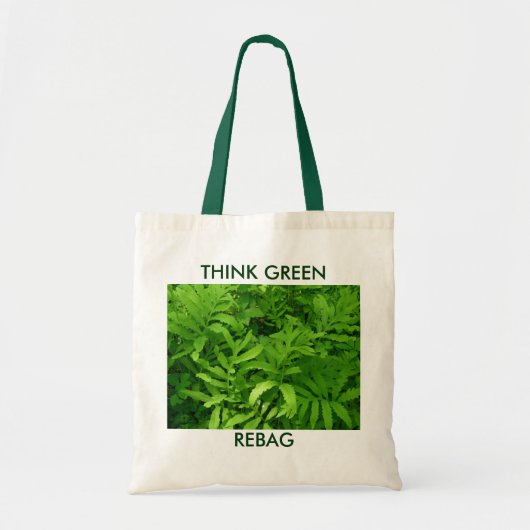 Tote Bag Fern THINK GREEN, REBAG Fourre-tout (Devant)