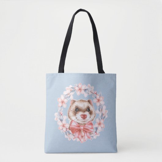 Tote Bag Ferret de printemps (Devant)