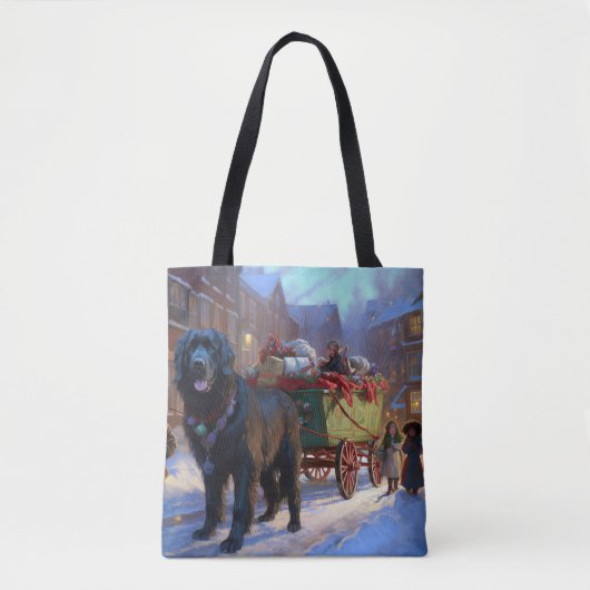 Tote Bag Festin de Noël à Terre-Neuve (Devant)