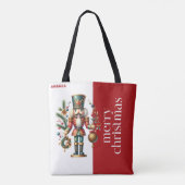 Tote Bag Festin Nutcracker Joyeux Noël Typographie (Dos)