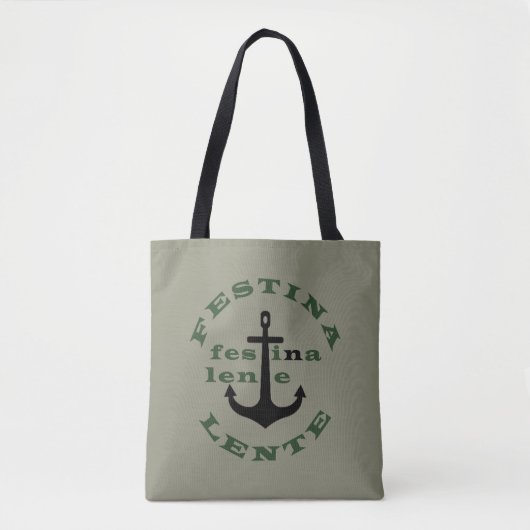 Tote Bag Festina lente (Devant)
