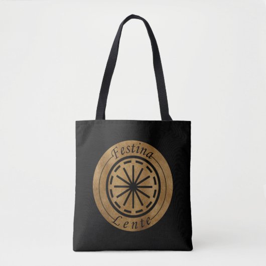 Tote Bag Festina lente (Devant)