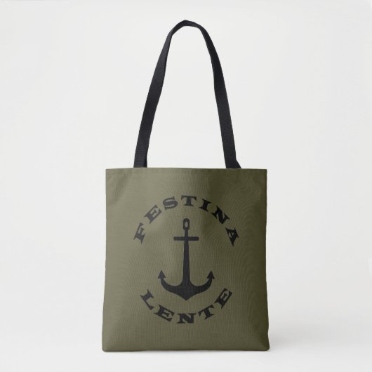 Tote Bag Festina lente (Devant)