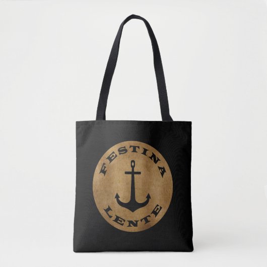 Tote Bag Festina lente (Devant)