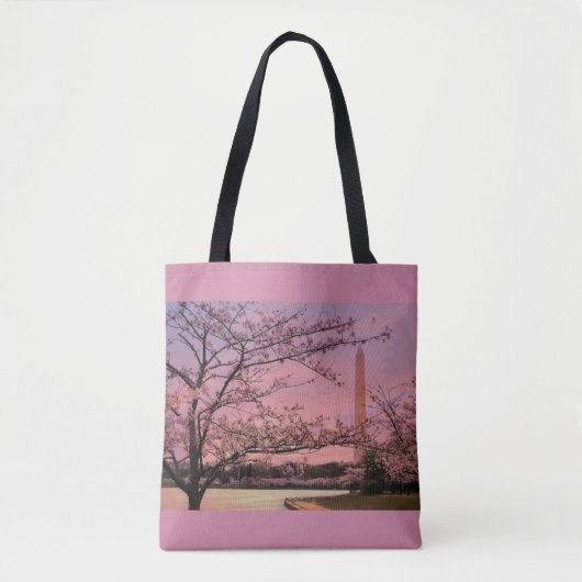 Tote Bag Festival Cherry Blossom du Monument de Washington (Devant)
