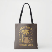 Tote Bag Festival de Capybara Vibes (Devant)