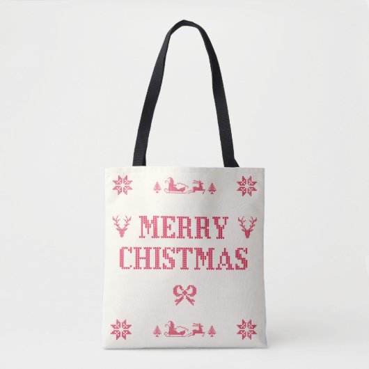 Tote Bag Festive Noël Cheer (Devant)