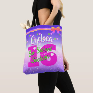 Tote Bag Festive So Sweet to be Seize Anniversaire
