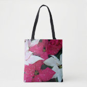 Tote Bag Festive vacances Poinsettias Floral (Devant)