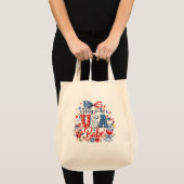 Tote Bag Fête aux États-Unis Bébé (Devant (produit))