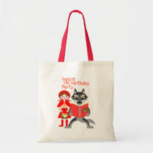 Tote Bag Fête d'anniversaire de fille au Petit Chaperon Rou