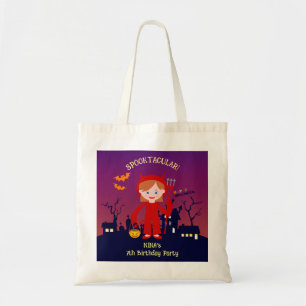 Tote Bag Fête d'anniversaire de fille en costume d'Hallowee