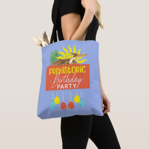Tote Bag Fête d'anniversaire préhistorique Ptérodactyle