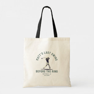 Tote Bag Fête De Bachelor Personnalisée Favoriser Golf Voya