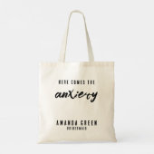 Tote Bag Fête de bachelorette amusante pour une femme de ch (Dos)