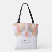 Tote Bag Fête de Bachelorette Moderne Frange Fiesta (Dos)