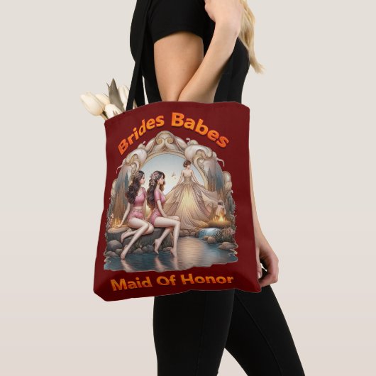 Tote Bag Fête de demoiselles d'honneur avec les filles en s (De près)