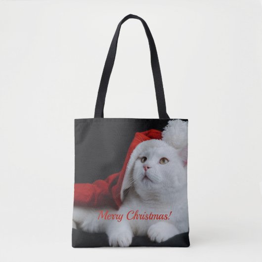 Tote Bag Fête de famille personnalisées photo noël (Devant)