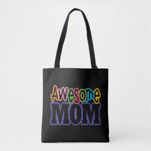 Tote Bag Fête de la mère de maman aux couleurs époustouf