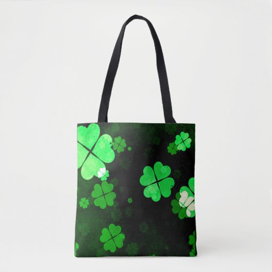 Tote Bag Fête de la Saint-Patrick shamrock (Devant)