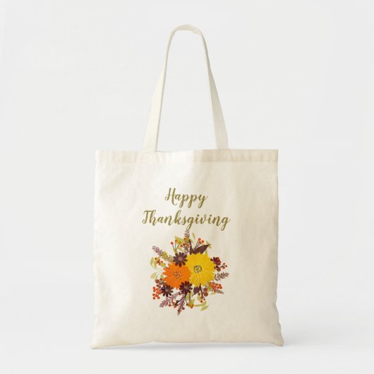 Tote Bag Fête de l'Action de grâce d'automne (Devant)