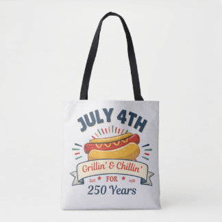 Tote Bag Fête de l'Indépendance 4 juillet Unique