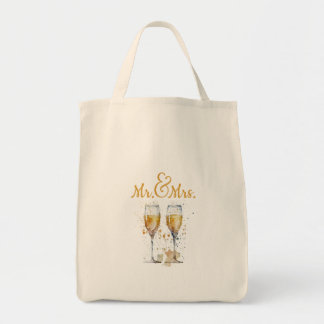 Tote Bag Fête de M. & Mme Champagne