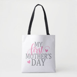 Tote Bag Fête de ma première mère, simple et élégante