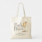 Tote Bag Fête de mariage avec perles et prosecco (Dos)