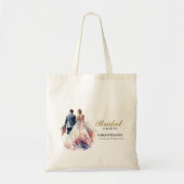 Tote Bag Fête de mariage champêtre rose bohème floral (Devant)