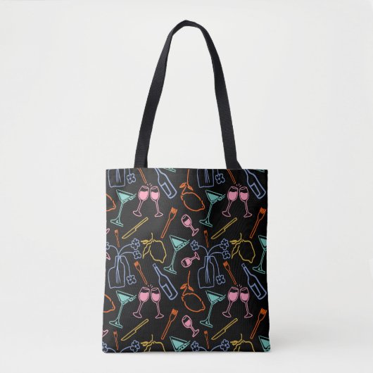 Tote Bag Fête de minuit (Devant)